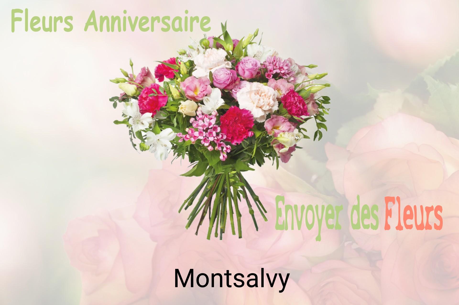Bouquet de fleurs d’anniversaire livré à Montsalvy