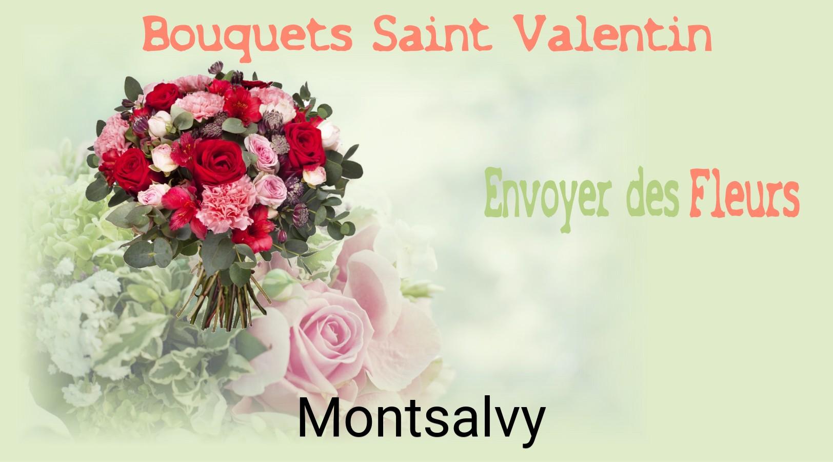 Roses de Saint-Valentin livrées à Montsalvy